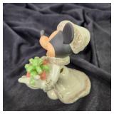 Lot Of Two Disney Lenox Figures Christmas With Mickey And Minnie