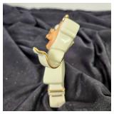 Lot Of Two Disney Lenox Figures Cogsworth Right On Time And Mrs. Potts & Chip