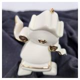 Lot Of Two Disney Lenox Figures Cogsworth Right On Time And Mrs. Potts & Chip