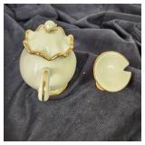 Lot Of Two Disney Lenox Figures Cogsworth Right On Time And Mrs. Potts & Chip