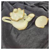 Lot Of Two Disney Lenox Figures Cogsworth Right On Time And Mrs. Potts & Chip