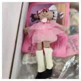 NIB Paradise Galleries Tyra Porcelain Doll With Stuffed Doll