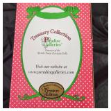 NIB Paradise Galleries Tyra Porcelain Doll With Stuffed Doll