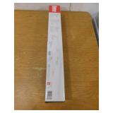 Designline 24 in. Stainless Steel Linear Shower Drain with Square Pattern Drain Cover in Matte Black