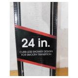 Designline 24 in. Stainless Steel Linear Shower Drain with Tile-In Pattern Drain Cover