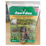 (7) Rain Bird 25PJDAC Riser-Mounted Brass Impact Sprinkler, Adjustable 20-41 ft.