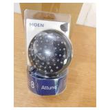 (3) MOEN Attune 8-Spray Patterns 4 in. Single Wall Mount Fixed Shower Head in Matte Black