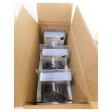 (3) MOEN Attune 8-Spray Patterns 4 in. Single Wall Mount Fixed Shower Head in Matte Black