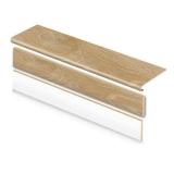 (14) Cap A Tread Dusk Cherry 47 in. L x 12.15 in. W x 1.69 in. T Vinyl Stair Tread and Reversible Riser Kit