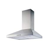 Vissani Siena 30 in. 350CFM Convertible Pyramid Wall Mount Range Hood in Stainless Steel with Charcoal Filter and LED Lighting