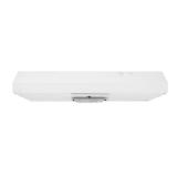 Vissani Arno 30 in. 240 CFM Convertible Under Cabinet Range Hood in White with Lighting and Charcoal Filter