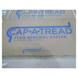 (14) Cap A Tread Dusk Cherry 47 in. L x 12.15 in. W x 1.69 in. T Vinyl Stair Tread and Reversible Riser Kit