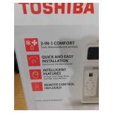 Toshiba 6,000 BTU 115 Volt Window Air Conditioner Cools 250 sq. ft. with Remote in White