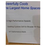 Lasko 18 in. 3 Speed Oscillating Pedestal Fan with Adjustable Height, Easy Assembly, and Quiet Cooling for Any Room in Black