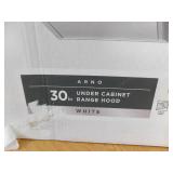 Vissani Arno 30 in. 240 CFM Convertible Under Cabinet Range Hood in White with Lighting and Charcoal Filter