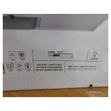 Vissani Arno 30 in. 240 CFM Convertible Under Cabinet Range Hood in White with Lighting and Charcoal Filter