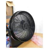 Lasko 20 in. 3 Speeds Floor Fan in Black with 90 Degrees Tilt Adjustment, Built-In Carry Handle, Wall Mountable