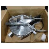 VEVOR 24" Pressure Washer Surface Cleaner w/ Handles & Wheels, Stainless Steel Concrete Cleaner 4000 Max PSI , 3/8"Connector & 1/4" Adapter Power Washer Floor Attachment,For Floor Driveway, Patio