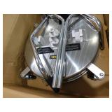 VEVOR 24" Pressure Washer Surface Cleaner w/ Handles & Wheels, Stainless Steel Concrete Cleaner 4000 Max PSI , 3/8"Connector & 1/4" Adapter Power Washer Floor Attachment,For Floor Driveway, Patio