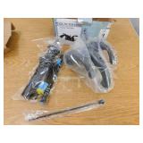 Glacier Bay Builders 4 in. Centerset Double Handle Low-Arc Bathroom Faucet in Bronze