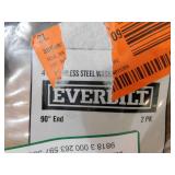 Everbilt 4 ft. Universal Stainless Steel Washing Machine Hose with Elbow (2-Pack)