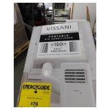 Vissani 5,000 BTU 115-Volt Portable Air Conditioner for 150 sq. ft. Rooms with Dehumidifier