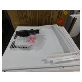 New - LG 18,000 BTU 230/208V Window Air Conditioner Cools 1000 sq. ft. with and Remote in White