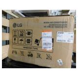 New - LG 18,000 BTU 230V Window Air Conditioner Cools 1000 Sq. Ft. with Heater and Remote in White