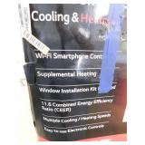 LG 12,200 BTU 230/208V Window Air Conditioner Cools 570 Sq. Ft. with Heater and Wi-Fi Enabled in White