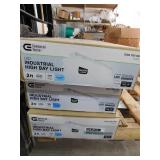 (3) Commercial Electric 2 ft. 18000 Lumens 171-Watts Integrated LED High Bay Light 120-277V 5000K Daylight Dimmable Garage Light