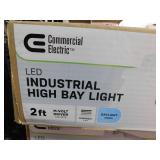 (3) Commercial Electric 2 ft. 18000 Lumens 171-Watts Integrated LED High Bay Light 120-277V 5000K Daylight Dimmable Garage Light
