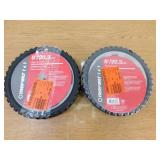 Set of Troy-Bilt Original Equipment 8 in. Wheel Assembly for Select Walk Behind Lawn Mowers OE Number 634-05275