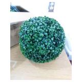 NATURAE DECOR Boxwood 11 in. Artificial Foliage Ball Hedges 2 Pieces