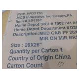 Home Decorators Collection 20 in. W x 26 in. H Rectangular Medicine Cabinet with Mirror