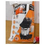 New - RIDGID 1 HP Stainless Steel Dual Suction Sump Pump
