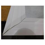 Glacier Bay 28.5 in. W x 40.5 in. H Rectangular Plastic Framed Wall Bathroom Vanity Mirror in White (Screws Not Included)