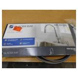 Glacier Bay Paulina Single-Handle Pull-Down Sprayer Kitchen Faucet with TurboSpray, FastMount and Soap Dispenser in Polished Chrome