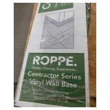 (16) ROPPE Color Almond 0.080 in. T x 4 in. W x 4 ft. L Dryback Vinyl Covebase