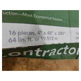 (16) ROPPE Color Almond 0.080 in. T x 4 in. W x 4 ft. L Dryback Vinyl Covebase