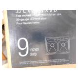 Elkay Pergola 33 in. Drop-in Double Bowl 20-Gauge Stainless Steel Kitchen Sink Only