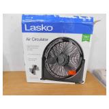 Lasko 18 in. 3 Speed Oscillating Pedestal Fan with Adjustable Height, Easy Assembly, and Quiet Cooling for Any Room in Black