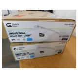 (2) Commercial Electric 2 ft. 18000 Lumens 171-Watts Integrated LED High Bay Light 120-277V 5000K Daylight Dimmable Garage Light