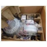 Hugger 52 in. LED Indoor White Ceiling Fan with Light Kit