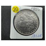 1886 Morgan Silver Dollar Marked MS65 When Purchased