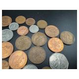 Twenty-Seven Mixed Date and Denomination United Kingdom Coins
