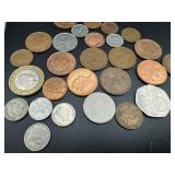 Twenty-Seven Mixed Date and Denomination United Kingdom Coins