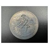 1985 Engelhard Prospector 1 Oz. Silver Round
