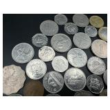 Fifty Mixed Date, Mint and Country Foreign Coins