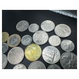 Fifty Mixed Date, Mint and Country Foreign Coins