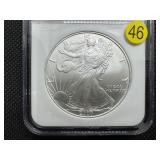 2007 American Silver Eagle NGC MS69 NGC Price Guide is $55